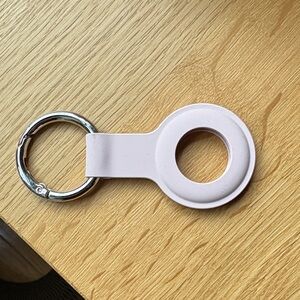 AirTag Pink Keychain Holder